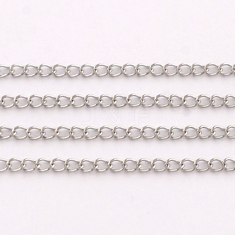 Wholesale Tarnish Resistant Stainless Steel Curb Chains