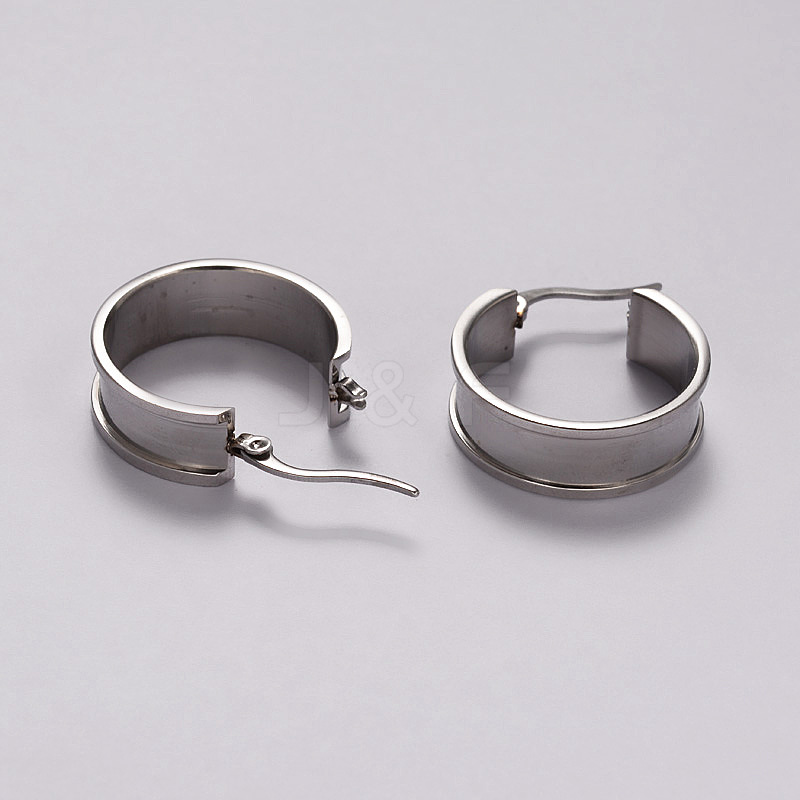 Wholesale Stainless Steel Hoop Earrings Jewelryandfindings