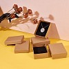 Kraft Cotton Filled Cardboard Paper Jewelry Set Boxes CBOX-R036-11A-1