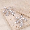 Valentine's Day 304 Stainless Steel Stud Earrings EJEW-D361-03P-01-1