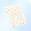 Metallic Nail Decals Stickers MRMJ-R088-29-M-11