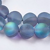 Synthetic Moonstone Beads Strands G-E468-G02-6mm-3