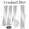 12Pcs 304 Stainless Steel Blank Sheets STAS-OC0001-38A-2
