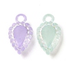 Transparent Frosted Acrylic Pendants OACR-C013-37-2