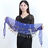 72 Coin Sequins Gauze Belly Dance Waist Belt WGF3D8F-07-1