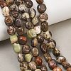 Natural Flower Agate Beads Strands GG-CBA787B-A34-1