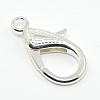 Tibetan Style Alloy Lobster Claw Clasps PALLOY-O027-S01-1