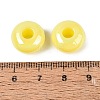Opaque Acrylic European Beads OACR-E033-19G-3