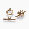 Alloy Toggle Clasps TIBE-EA774Y-AB-RS-1