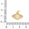 Brass Micro Pave Cubic Zirconia Pendants KK-I723-42G-3