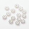 ABS Electroplated Snowflake Plastic Spacer Beads KY-I002-01B-1