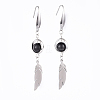 304 Stainless Steel Dangle Earring EJEW-JE03491-2