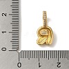 Brass Micro Pave Cubic Zirconia Pendants KK-K345-13R-G-3