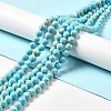 Synthetic Turquoise and Sea Shell Assembled Beads Strands G-D482-01C-07-1