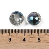 Transparent Electroplate Glass Beads EGLA-N002-31-G01-3