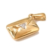 304 Stainless Steel with Crystal Rhinestone Pendants RB-CBA9060-02G-2