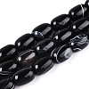 Natural Agate Beads Strands G-N356-02A-01-2