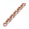 Handmade CCB Plastic Curb Chain AJEW-JB00678-02-2