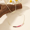 Bohemian Style Natural Red Garnet & Ruby & Rose Quartz Braided Bead Bracelets for Women CI9457-2