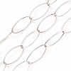 Tarnish Resistant 304 Stainless Steel Paperclip Chains CHS-O008-01P-1