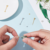 4Pcs 2 Colors Rhodium Plated 925 Sterling Silver Locket Style Planet Pinch Bails STER-SC0001-71B-3