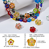 2Strands 2 Styles Handmade Millefiori Glass Bead Strands LAMP-HS0001-24-2