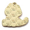 Printed Alloy Pendants ENAM-L042-04G-02-2