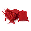 20Pcs Rectangle Velvet Drawstring Pouches TP-TA0001-04D-2