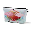 Flamingo Pattern Polyester  Makeup Storage Bag AJEW-Z013-01D-2