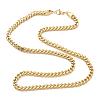 Ion Plating(IP) 304 Stainless Steel Wheat Chain Bracelets & Necklaces Jewelry Sets SJEW-B019-04C-G-4