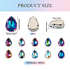 Cheriswelry 100Pcs 10 Colors Sew on Rhinestone DIY-CW0001-38-5