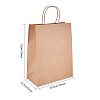 Kraft Paper Bag with Handle CARB-BC0001-03-4