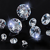   150Pcs 5 Style Cubic Zirconia Pointed Back Charms ZIRC-PH0001-35-2