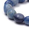 Dyed & Heated Natural Blue Aventurine Stretch Beaded Bracelets BJEW-K213-C18-3