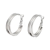 Tarnish Resistant 202 Stainless Steel Hoop Earrings EJEW-A041-03P-1