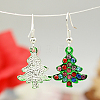 Fashion Earrings for Christmas X-EJEW-JE00367-01-2