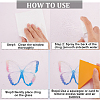 10Pcs Butterfly Colorful Suncatcher Rainbow Prism Electrostatic Glass Stickers DIY-WH0409-69E-6