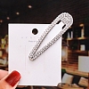 Crystal Rhinestone Snap Hair Clips for Girl PW-WGBA494-07-1