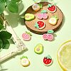 25Pcs 5 Styles Opaque Resin Cabochons RESI-CJ0003-79-4