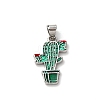 Brass Enamel Pendants FIND-I054-01D-P-1