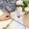 Reflective Cotton Ribbons SRIB-WH0011-283-3