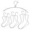 7Pcs 4 Styles Stainless Steel Sock Stretchers AJEW-UN0003-38A-1