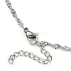 304 Stainless Steel Singapore Chain Necklaces NJEW-JN02930-01-3