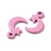 Spray Painted 201 Stainless Steel Charms STAS-G304-20B-2