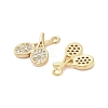 10Pcs Brass Charms KK-V006-05G-01-3