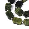 Natural Canadian Jade Beads Strands G-T138-26A-07-3