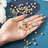 80Pcs 4 Colors Brass Rhinestone Beads KK-TA0002-11B-6