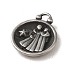 304 Stainless Steel Pendants STAS-L022-306AS-03-2