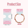 50Pcs Folding Paper Jewelry Display Cards ODIS-TA0001-07D-4