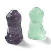 Natural Fluorite Carved Figurines Statues for Home Desktop Decoration DJEW-A015-01B-2